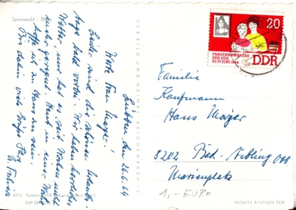 Spreewald - DDR 1964 95 001 ●